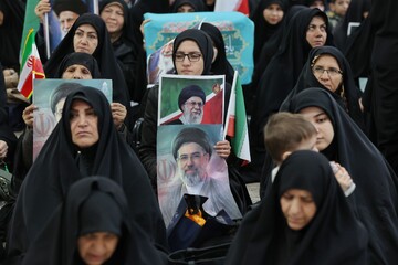 مراسم چهلم امام شهید و گرامیداشت شهدای جنگ رمضان - همدان