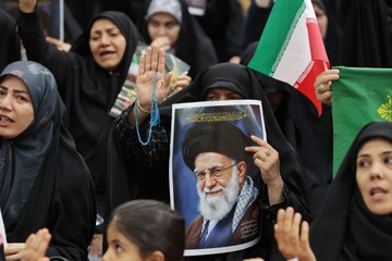مراسم چهلم امام شهید و گرامیداشت شهدای جنگ رمضان - همدان