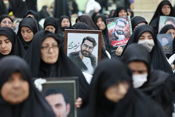 مراسم چهلم امام شهید و گرامیداشت شهدای جنگ رمضان - همدان