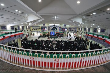 مراسم چهلم امام شهید و گرامیداشت شهدای جنگ رمضان - همدان