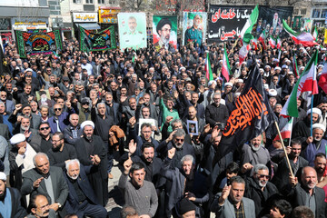چهلمین روز شهادت رهبر کبیر انقلاب - اردبیل