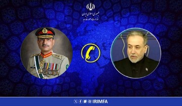 رایزنی عراقچی و فرمانده ارتش پاکستان درباره نقض آتش‌بس توسط اسرائیل