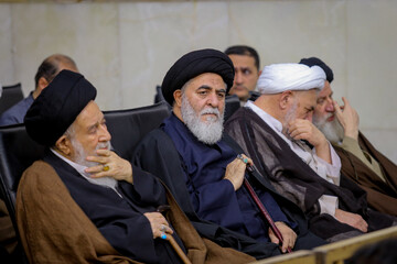 حضور تولیت آستان مقدس جمکران در مراسم چهلم رهبر شهید - قم