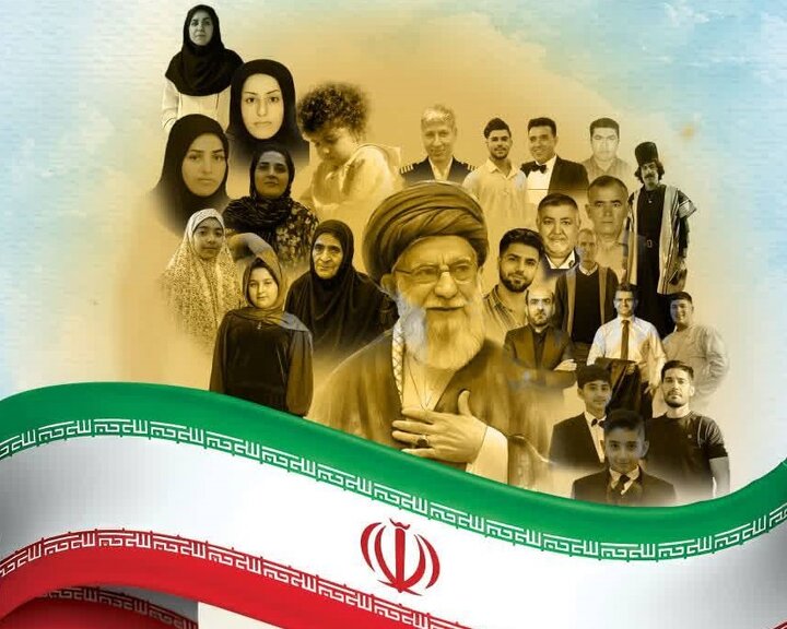 برگزاری آیین چهلمین روز شهادت رهبر انقلاب و ۲۳ شهید جنگ رمضان لامرد