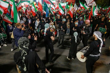 مراسم چهلم رهبر شهید - میدان بزرگمهر اصفهان