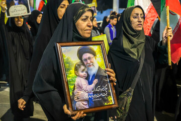 مراسم چهلم رهبر شهید - آبادان