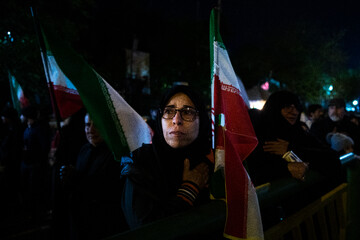 مراسم وداع با پیکر رئیس سازمان اطلاعات سپاه - تهران