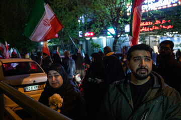 مراسم وداع با پیکر رئیس سازمان اطلاعات سپاه - تهران
