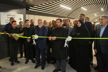 افتتاح ایستگاه تبادلی استقلال در خط دو متروی شیراز/ تداوم توسعه شهری در شرایط جنگ
