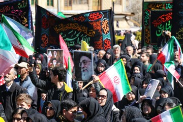 مراسم چهلم رهبر شهید - همدان