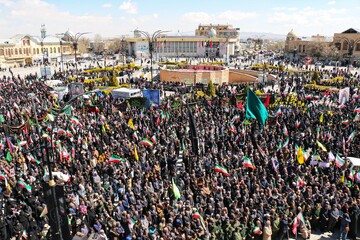 مراسم چهلم رهبر شهید - همدان