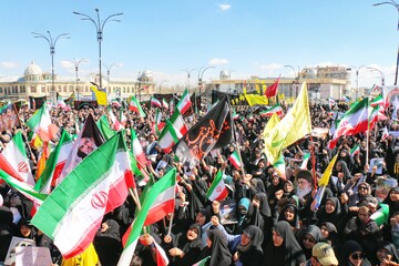 مراسم چهلم رهبر شهید - همدان