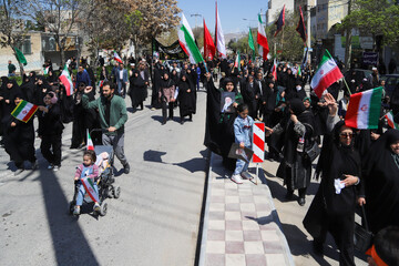 مراسم اربعین رهبر شهید انقلاب در بجنورد
