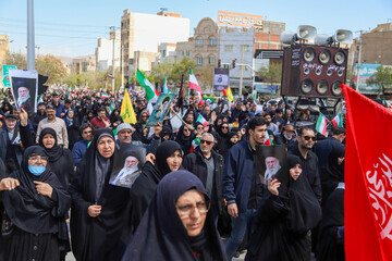 مراسم اربعین رهبر شهید انقلاب در بجنورد