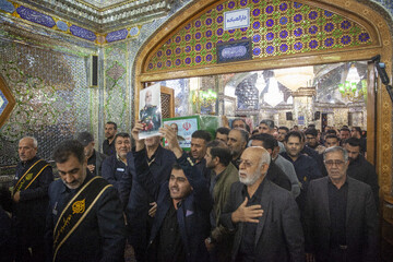 تشییع پیکر مطهر سرلشکر «مجید خادمی» و ۵ شهیدجنگ رمضان - شیراز