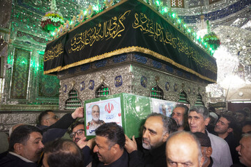 تشییع پیکر مطهر سرلشکر «مجید خادمی» و ۵ شهیدجنگ رمضان - شیراز