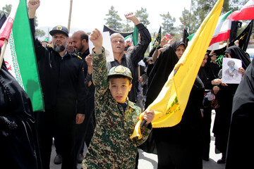 مراسم چهلم رهبر شهید بیرجند