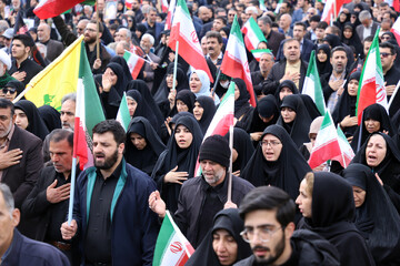 مراسم روز چهلم رهبر شهید - کرمانشاه