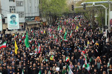 مراسم روز چهلم رهبر شهید - کرمانشاه