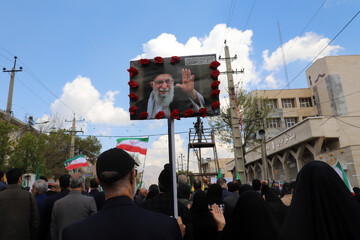 مراسم روز چهلم رهبر شهید - کرمانشاه