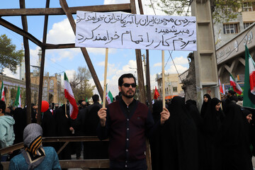 مراسم روز چهلم رهبر شهید - کرمانشاه