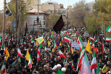 مراسم روز چهلم رهبر شهید - کرمانشاه