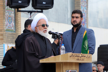 سخنرانی آیت الله غقوری امام جمعه کرمانشاه در مراسم روز چهلم رهبر شهید - کرمانشاه