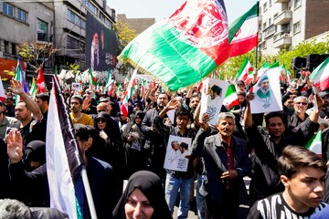 مراسم اربعین رهبر شهید انقلاب در تهران