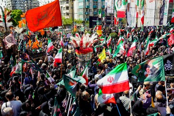 مراسم اربعین رهبر شهید انقلاب در تهران