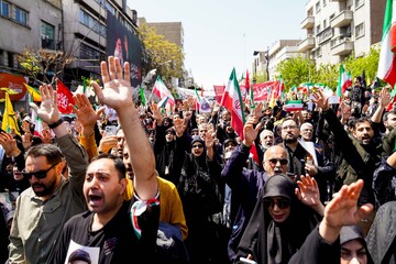 مراسم اربعین رهبر شهید انقلاب در تهران