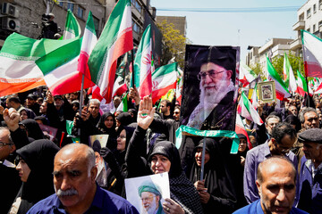 مراسم اربعین رهبر شهید انقلاب در تهران