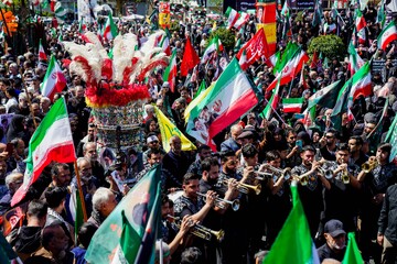مراسم اربعین رهبر شهید انقلاب در تهران