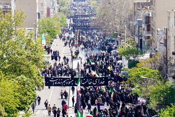 مراسم اربعین رهبر شهید انقلاب در تهران
