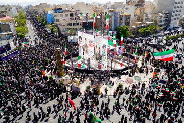 مراسم اربعین رهبر شهید انقلاب در تهران