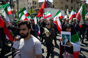 مراسم اربعین رهبر شهید انقلاب در تهران -۲