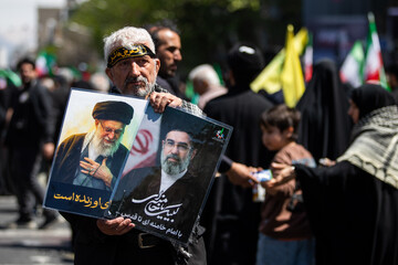 مراسم اربعین رهبر شهید انقلاب در تهران -۲