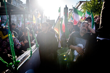 مراسم اربعین رهبر شهید انقلاب در تهران