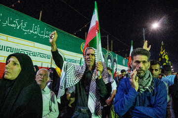 مراسم اربعین رهبر شهید انقلاب در اهواز
