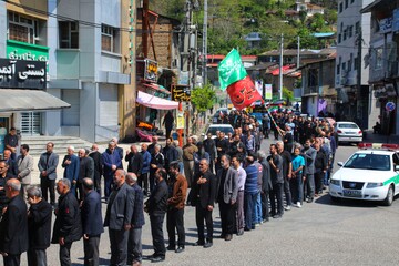 مراسم اربعین رهبر انقلاب _سوادکوه