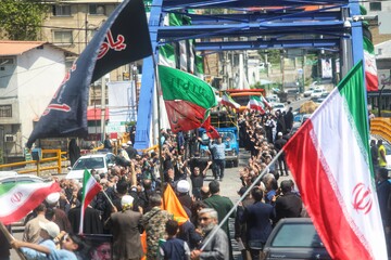 مراسم اربعین رهبر انقلاب _سوادکوه