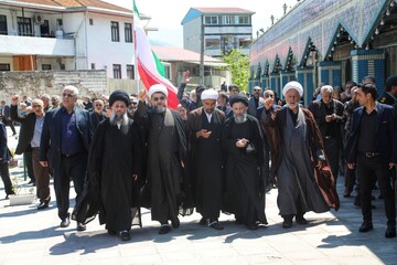 مراسم اربعین رهبر انقلاب _سوادکوه