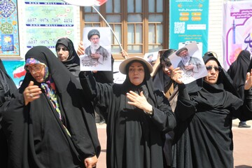 مراسم اربعین رهبر انقلاب _سوادکوه