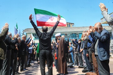 مراسم اربعین رهبر انقلاب _سوادکوه