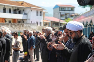 مراسم اربعین رهبر انقلاب _سوادکوه