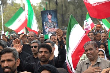 چهلمین روز شهادت دانش‌آموزان مدرسه شجره طیبه - میناب