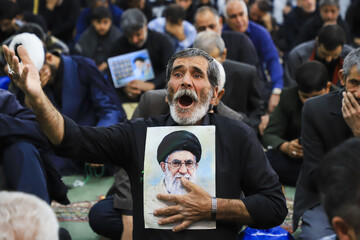 مراسم اربعین شهادت رهبر شهید انقلاب اسلامی و پاسداشت و تکریم مقام والای شهدای عزیز جنگ رمضان - کرمان