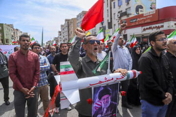 اجتماع مردم اهواز در اربعین رهبر شهید انقلاب
