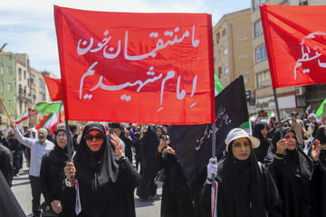 اجتماع مردم اهواز در اربعین رهبر شهید انقلاب
