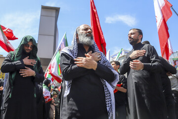اجتماع مردم اهواز در اربعین رهبر شهید انقلاب
