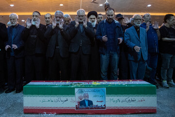 مراسم خاکسپاری شهید کمال خرازی